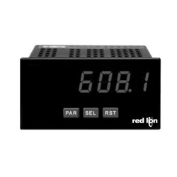 Red Lion PAXLCR00 Dual Counter and Rate Meter 50-250VAC 6 Digit LED, Red Characters Display