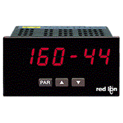 Red Lion PAXLPT00 Process Time Meter 115-230VAC 6 Digit Red LED Display