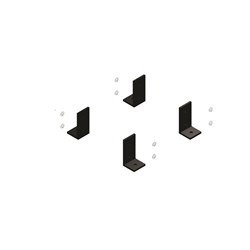 Elsteel PCA10153 Clamping Angle Bracket RAL9005 Black