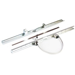 IPD PMK48420 Pole Mount Kit Galvanized Steel Set of 2 For MSB 300W-800W Enclosures