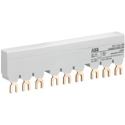 ABB PS1-3-0-100 Busbar 9-P 100A 690/250VAC/DC IP20 For: MS116 MS132 and MO132 Motor Starters