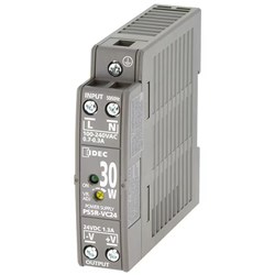 IDEC PS5R-VC12 Switching Power Supply 100-240VAC 85-264VDC 0.7A 0.3A 30 Watt DIN Rail Mount IP20