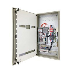 IPD PVAGPS4P69AC18 PV Enclosure 4-P 230/400VAC 100 A 69 kVA RAL 7035 Grey IP65