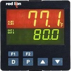 Red Lion PXU31A50 Temperature/Process Controller 240VAC 22 in 14 in Display DIN Rail Mount