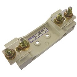 MERSEN FUSE BASE 400A 700V 4-BOLT FOR SIZE 000 80MM OFFSET TAG SEMICONDUCTOR FUSE LINKS Q098040
