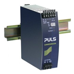 Puls QS5.241 Power Supply 1PH 110-300VDC 24VDC 5A 120 Watt 9.4 Watt DIN Rail Mount Spring Clamp IP20