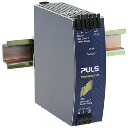 Puls QS5.DNET Power Supply 1PH 110-300VDC 24VDC 3.8A 91 Watt 7.9 Watt DIN Rail Mount Spring Clamp IP20