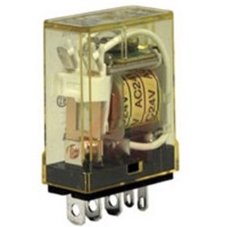 IDEC RH1B-UAC24 Power Relay SPDT 24VAC Coil 10A Blade Terminal