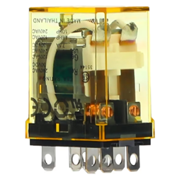 IDEC RH2B-ULC-AC24V Power Relay DPDT 24VAC Coil 10A Blade Terminal