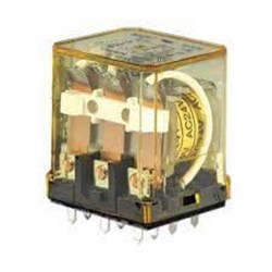 IDEC RH2B-ULDC12 Power Relay DPDT 12VDC Coil 10A Blade Terminal