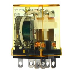 IDEC RH2B-ULDC6V Power Relay DPDT 6VDC Coil 10A Blade Terminal