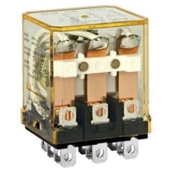 IDEC RH3B-D-DC24V Power Relay 3PDT 24VDC Coil Blade Terminal