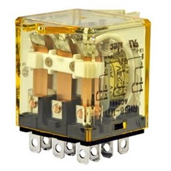 IDEC RH3B-UDC12 Power Relay 3PDT 12VDC Coil 10A Blade Terminal