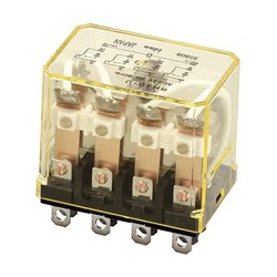 IDEC RH4B-UAC12 Power Relay 4PDT 12VAC Coil 10A Blade Terminal