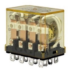 IDEC RH4B-ULAC240 Power Relay 4PDT 240VAC Coil 10A Blade Terminal