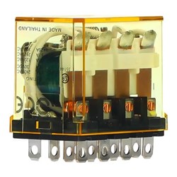 IDEC RH4B-ULC-DC48V Power Relay 4PDT 48VDC Coil 10A Blade Terminal