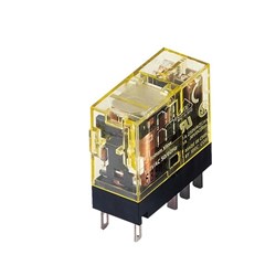 IDEC RJ22S-CL-D100 Slim General Purpose Relay DPDT Blade Terminal