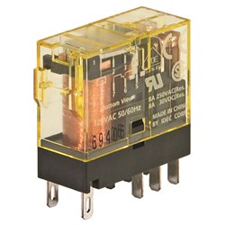 IDEC RJ2S-CLD-D24 Slim Power Relay DPDT 24VDC Coil 8A Blade Terminal