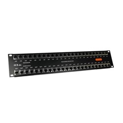 Novaris RJ45-8CAT6 Network Protector 1kA 2kA 5kA 10kA 4VAC RJ45 Rack Mount 88mm H Steel IP20