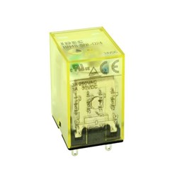 IDEC RN4S-NL-A220 Miniature Power Relay W/Indicator 4PDT 220VAC Coil