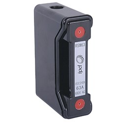 IPD RSM32HDIN Fuse Fitting 32A 690VAC Black Front Wire IP20 For: NIT