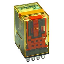 IDEC RU4S-A220 Universal Relay W/Latching Lever 4PDT 220-240VAC Coil 6A