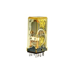 IDEC RY2KS-UDC12 Latching Relay DPDT 12VDC Coil 3A Blade Terminal