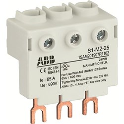 ABB S1-M2-25 3-Phase Power Infeed Block 3P 690VAC