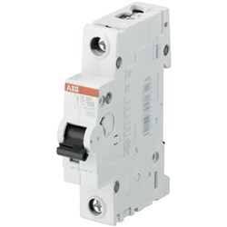 ABB S201C100 Miniature Circuit Breaker 6 kA at 230VAC 1-P 100A 230/400VAC C-Curve