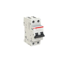 ABB S202C16 Miniature Circuit Breaker 6 kA at 400VAC 2-P 16A 400/415VAC C-Curve
