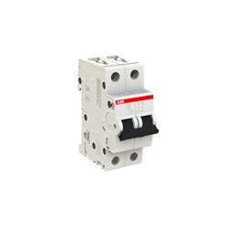ABB S202C20 Miniature Circuit Breaker 6 kA at 400VAC 2-P 20A 400/415VAC C-Curve