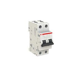 ABB S202C4 Miniature Circuit Breaker 6 kA at 400VAC 2-P 4A 400/415VAC C-Curve