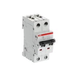 ABB S202C80 Miniature Circuit Breaker 6 kA at 400VAC 2-P 80A 400/415VAC C-Curve