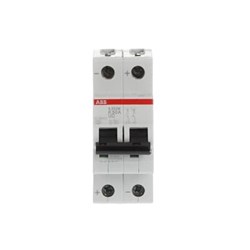 ABB S202MK50UC Miniature Circuit Breaker 10 kA at 400VAC 2-P 50A 400/415VAC K-Curve