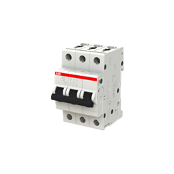 ABB S203C20 Miniature Circuit Breaker 6 kA at 400VAC 3-P 20A 400/415VAC C-Curve