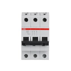 ABB S203D10 Miniature Circuit Breaker 6 kA at 230VAC 3-P 10A D-Curve