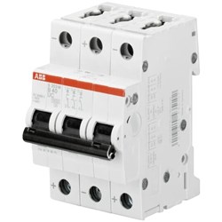 ABB S203MC4UC Miniature Circuit Breaker 3-P 4A C-Curve