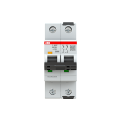 ABB S302PD20 Miniature Circuit Breaker 25 kA 2-P 20A 415VAC D-Curve