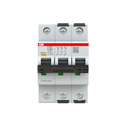 ABB S303PK50 Miniature Circuit Breaker 25 kA 3-P 50A 415VAC K-Curve