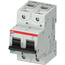 ABB S802PVSP10 High Performance Miniature Circuit Breaker 5 kA 2-P 10 A 800VDC For: DC Photovoltaic