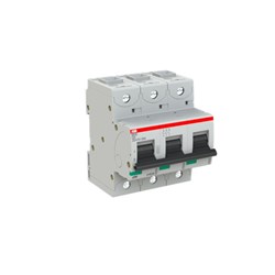 ABB S803CC63 High Performance Miniature Circuit Breaker 25 kA at 400VAC 3-P 63A 230/400VAC C-Curve