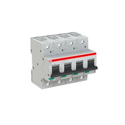 ABB S804CC32 High Performance Miniature Circuit Breaker 25 kA at 400VAC 4-P 32A 230/400VAC C-Curve