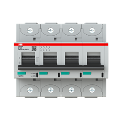 ABB S804PD125 High Performance Miniature Circuit Breaker 50 kA 4-P 125A 400/690VAC D-Curve