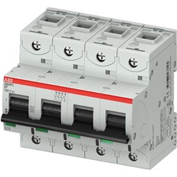 ABB S804PVSP32 High Performance Miniature Circuit Breaker 5 kA 4-P 32 A 1500VDC For: DC Photovoltaic