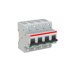 ABB S804SK10 High Performance Miniature Circuit Breaker 50 kA at 240/415VAC 4-P 10A 400/690VAC K-Curve