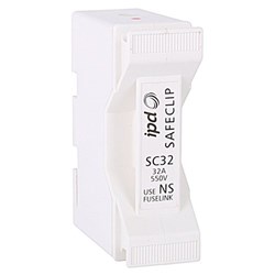 IPD SC20HWH Fuse Fitting 20A 415VAC White Front Wire IP20 For: SC20/32LINK