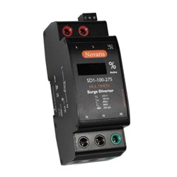 Novaris SD1-100-275 Surge Diverter 12.5kA 1-P 1 PH 100kA 230VAC Shunt TS35 Aluminium IP20