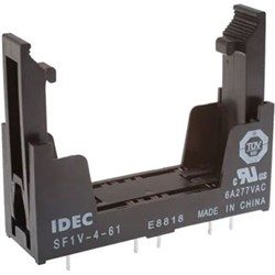 IDEC SF1V-4-61 4 Pole Pcb Mount Socket 250VAC/DC