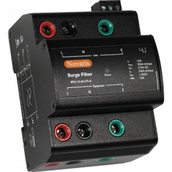 Novaris SFD1-10-50-275-A Surge Filter 3kA 2kA 1 PH 10A 230VAC TS35 Panel Mount Metal IP20