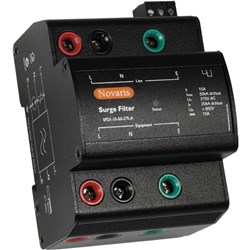 Novaris SFD1-32-50-275-A Surge Filter 3kA 15kA 1-P 1 PH 32A 230VAC TS35 Panel Mount Metal IP20